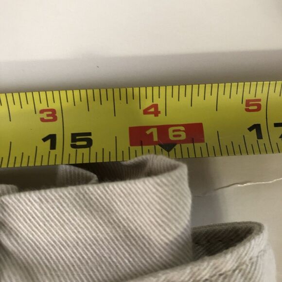 Loft Women’s High Rise Paper Bag Cropped Pants Beige/ Khaki  Size 12 Petite - Picture 5 of 16